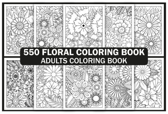 Download 550+ Flowers Adult Coloring Book - Coloring book Collection