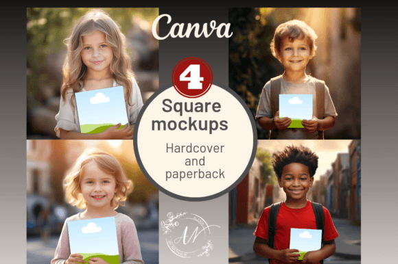 Download KDP Coloring Book Mockup - Child Model - Coloring book Collection