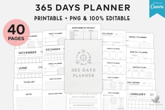 Download 2025 - 365 Days Planner - 365 days planner Collection