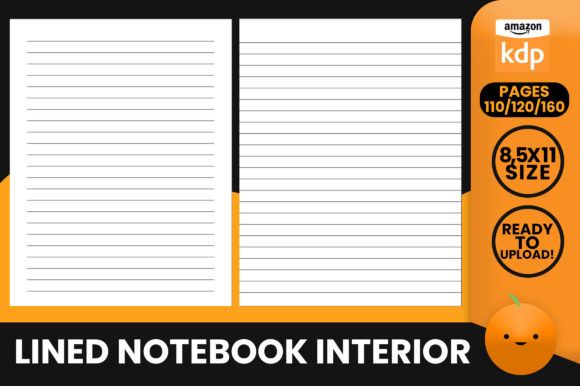 Download Lined Notebook Interior - Lined notebook Collection
