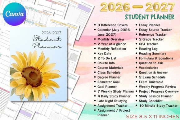 Download 2026-2027 Student Planner - Student planner Collection
