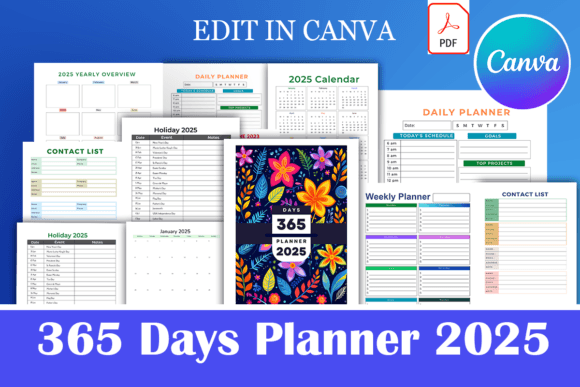 Download 365 Days Planner 2025 - 365 days planner Collection