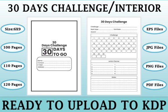 Download 30 Days Challenge | KDP Interior - 30 days challenge Collection