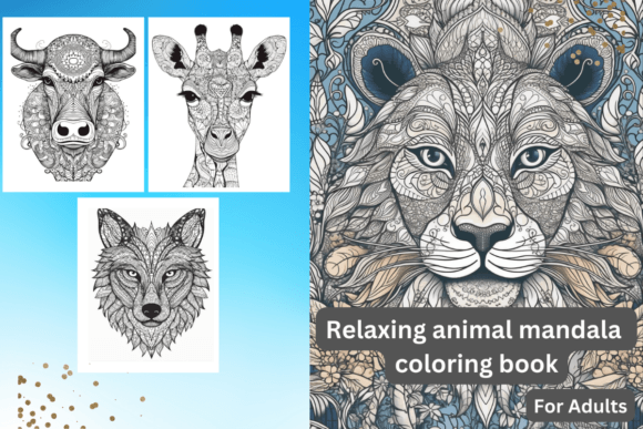 Download Animal Mandalas Coloring Book - Coloring book Collection