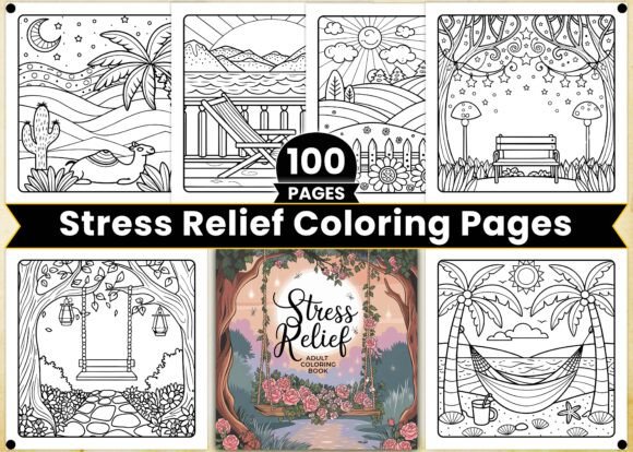 Download Stress Relief Adult Coloring Book Pages - Coloring book Collection